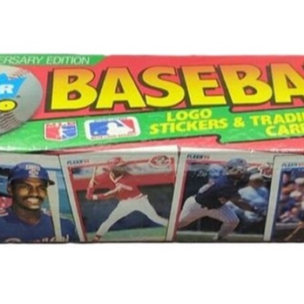 Fleer Baseball Trading Cards Box
